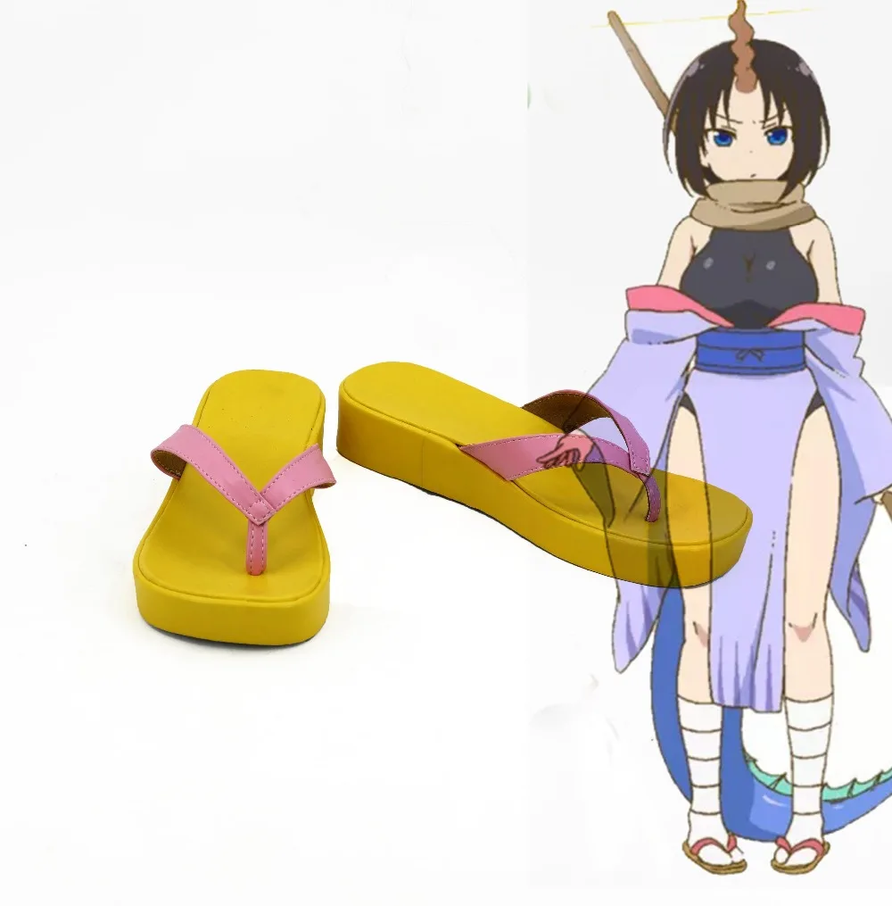 Anime Dor Kobayashi Dragon Menajera Elma Cosplay Pantofi Cizme Costume de Halloween Accesoriu Personalizat Imagine 0