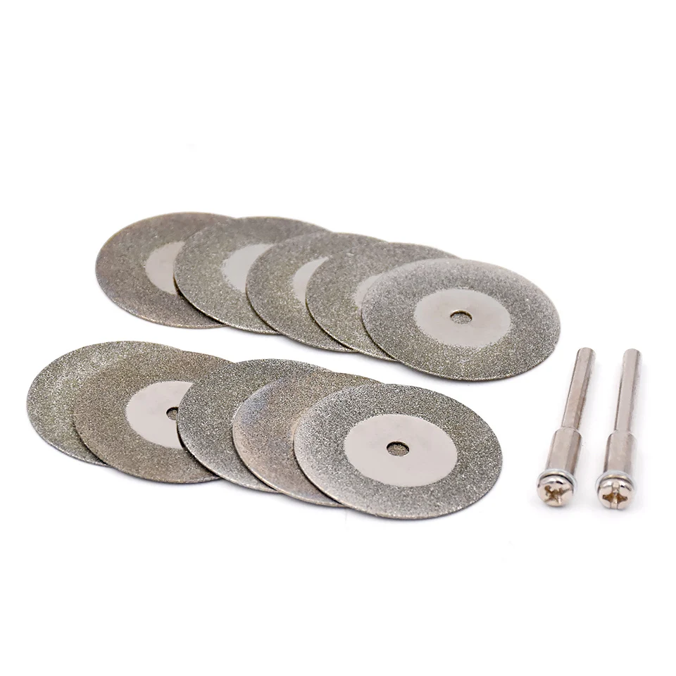 10buc 16 20 25 30 mm Diamant de Metal de Tăiere Disc de Ferăstrău Volan Metal Pentru Instrumente Rotative Dremel Accesorii cu Mandrina Imagine 0