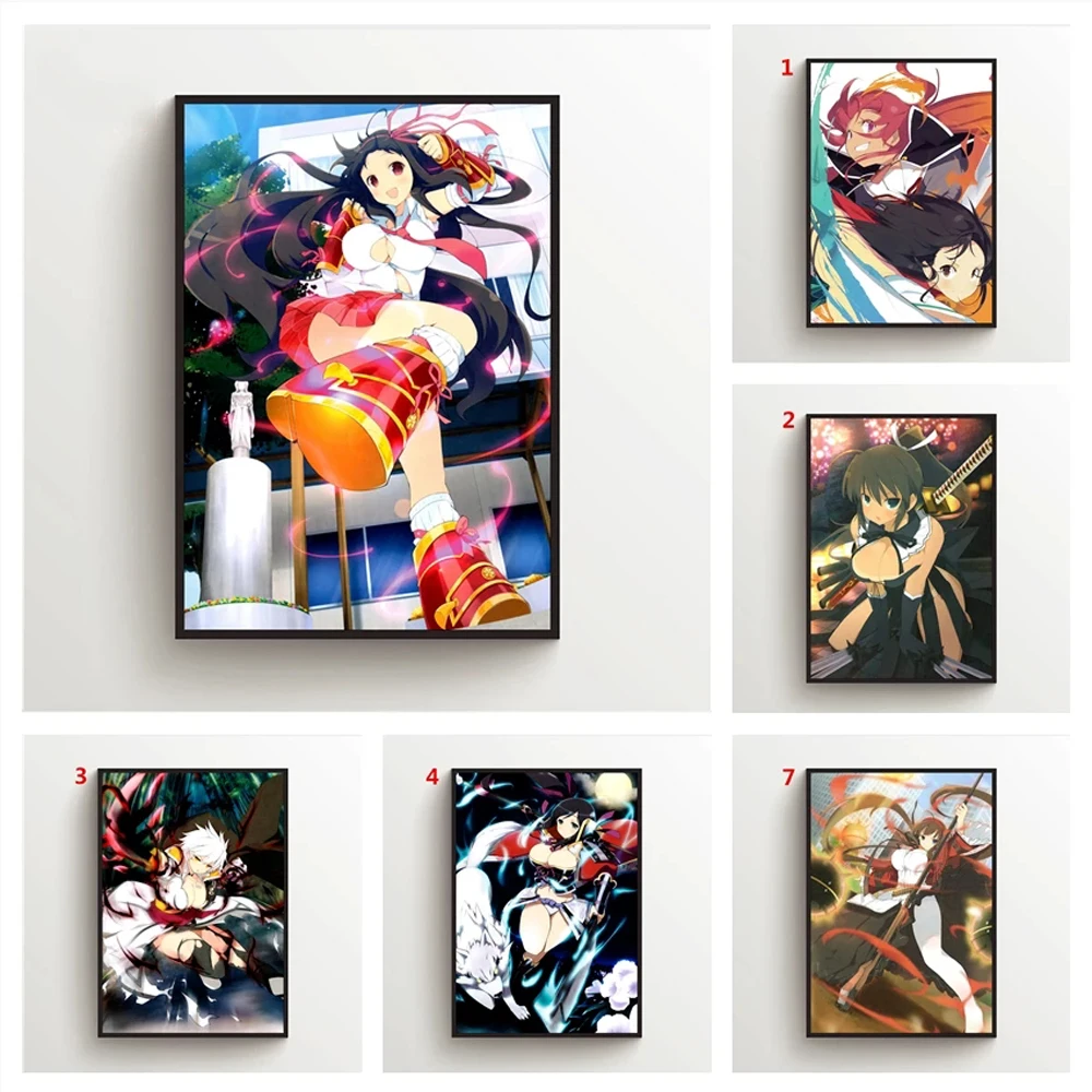 DIY 5d Japoneză Senran Kagura Pasăre care Zboară Arc Anime Diamant Broderie Pictura Cruce Cusatura de Imagine Arta de Perete Home Decor de Arta Imagine 0