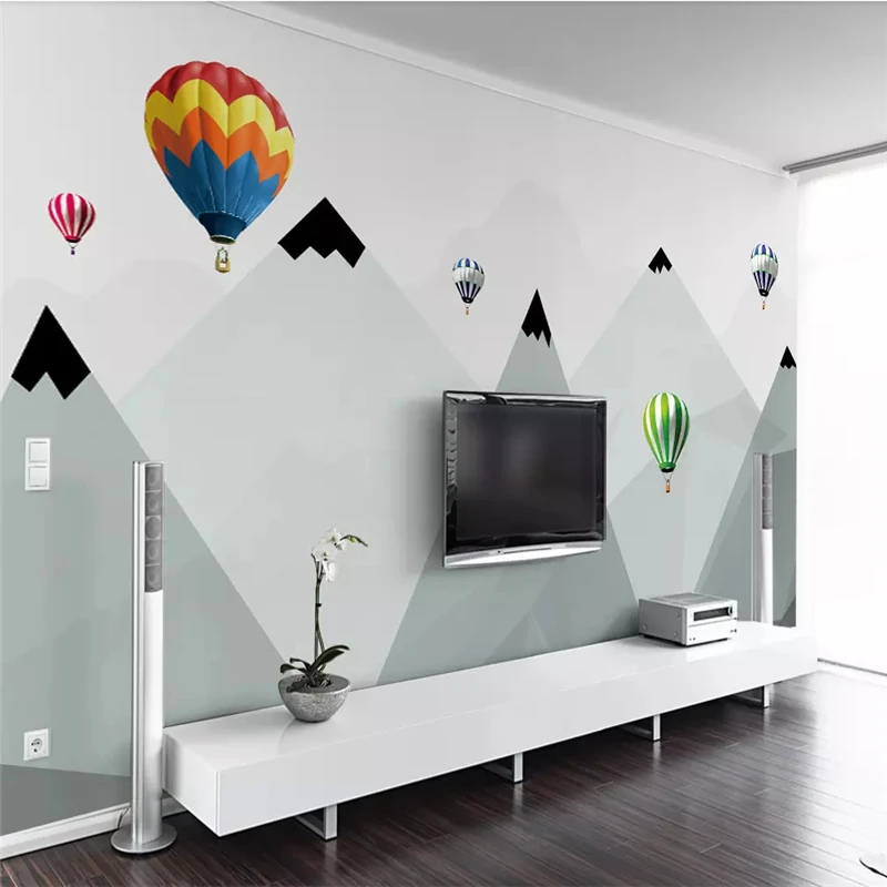 Nordic stil simplu balon de geometrie TV de perete de fundal pictura pictura decorativa Imagine 0