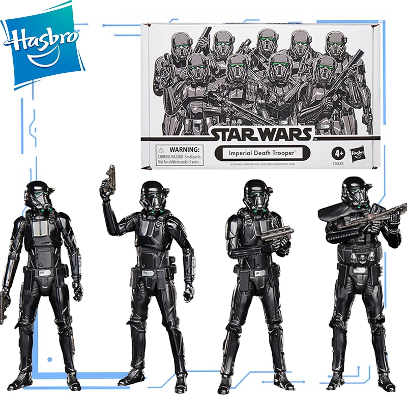 Hasbro Veritabil Star Wars Imperial Moartea Soldat cu 4 persoane Costum de 3.75 Inch Acțiune Figura Băiat Jucărie pentru Copii Colectia de Craciun Cadou Imagine 0
