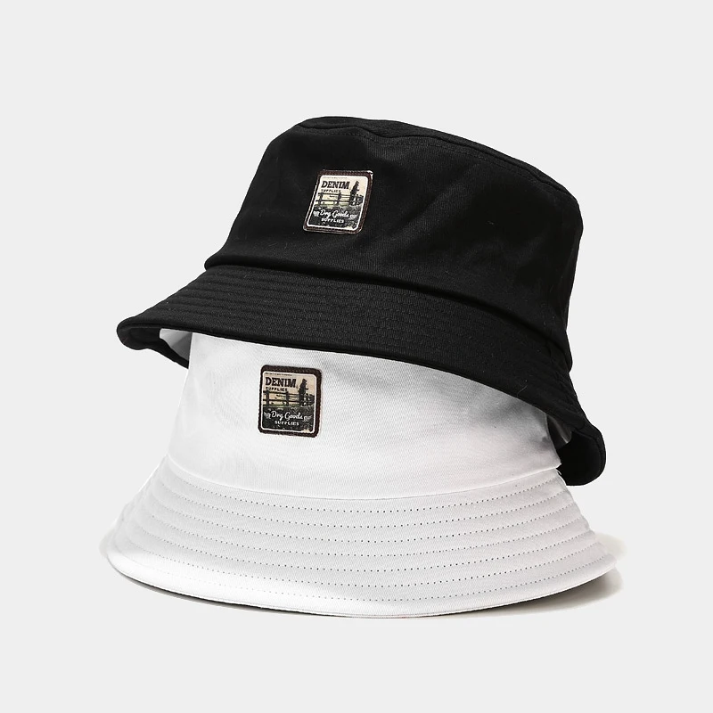 Noua Moda pentru Femei Panama Capac de Vară Pălărie Găleată Urs Brand Design Special Eticheta Pescar Pălărie Scrisoare Hip-Hop Pentru Bărbați Imagine 1