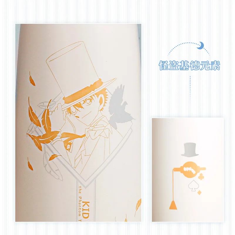 [Detective Conan] Anime Termos Din Otel Sticla De Apa Cana Manga Rol Kudou Shinichi Conan Copil De Acțiune Figura Cadou Imagine 2