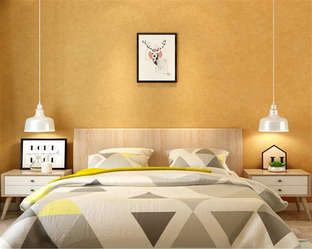 Beibehang Elegant de culoare solidă dormitor sufragerie living tapet Caracteristica rola de tapet pentru Living Home Decor Imagine 2