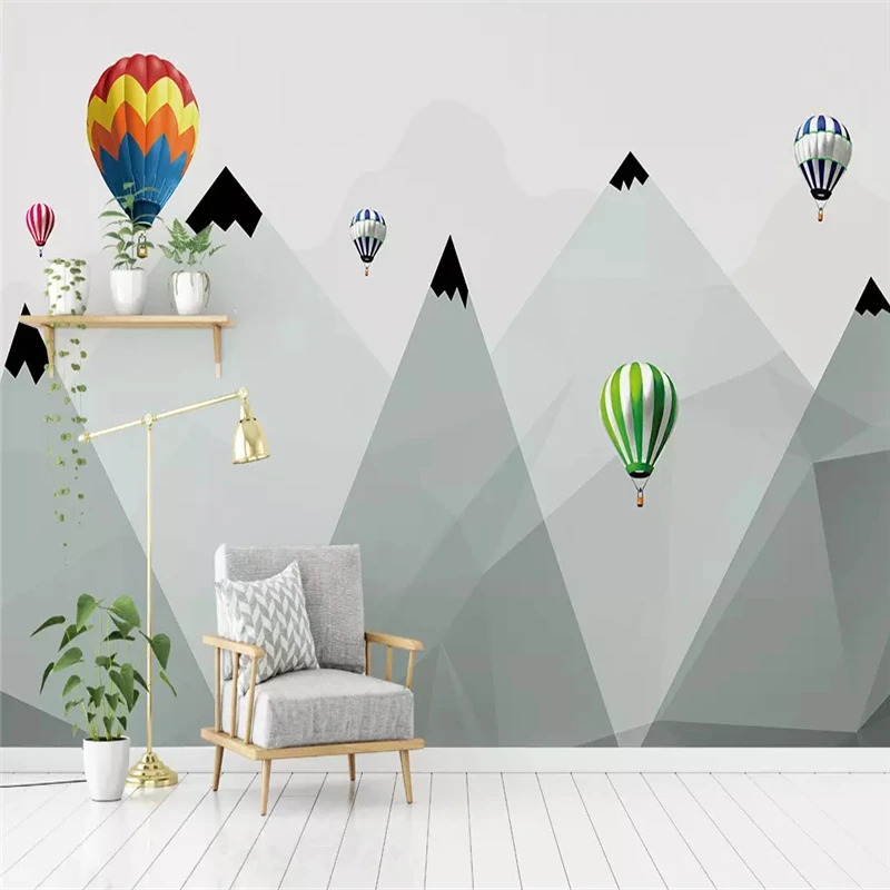 Nordic stil simplu balon de geometrie TV de perete de fundal pictura pictura decorativa Imagine 2