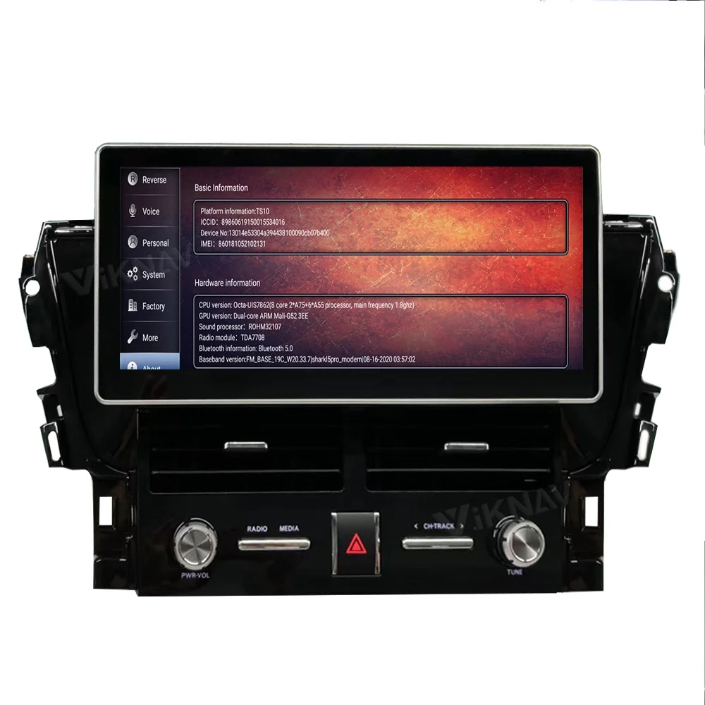 Android 10 Radio Auto Pentru Toyota Alfa 30 De Serie Toate într-o singură Mașină Multimedia Player Stereo Receptor GPS auto navigatie Unitatea de Cap Imagine 2