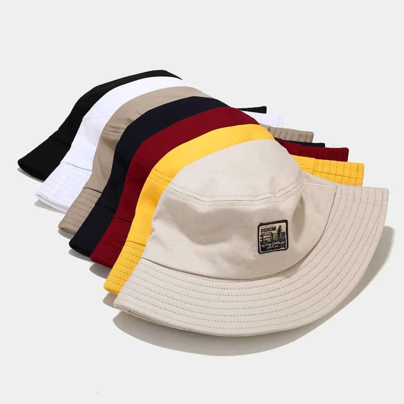 Noua Moda pentru Femei Panama Capac de Vară Pălărie Găleată Urs Brand Design Special Eticheta Pescar Pălărie Scrisoare Hip-Hop Pentru Bărbați Imagine 3