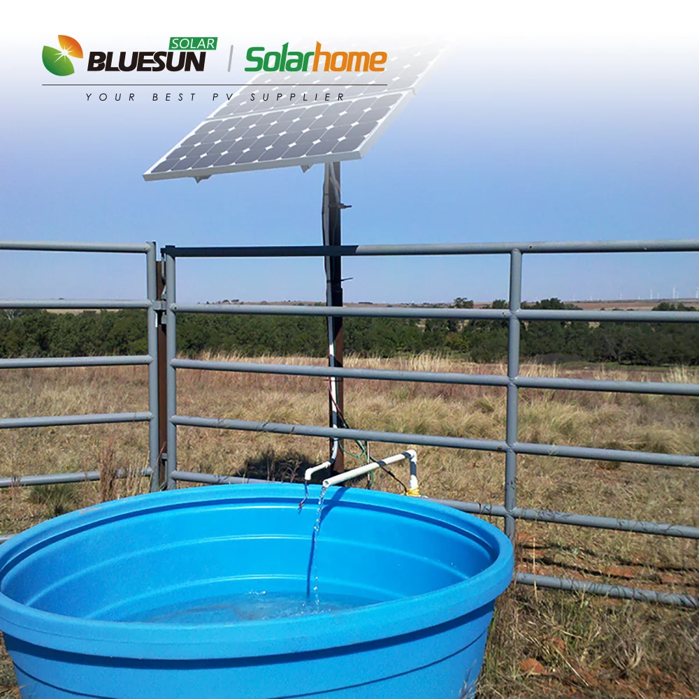 Bluesun kit complet de energie solară pompe submersibile pompa de apa solare pret pentru irigare agricultura Imagine 4