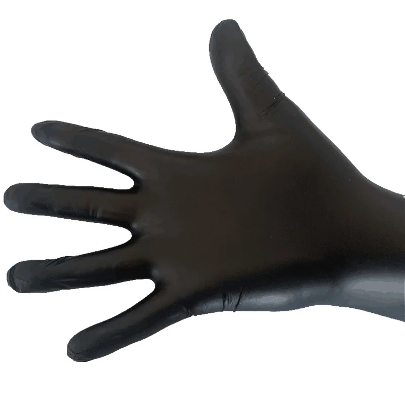 PVC negru Mănuși de Unică folosință 100 Buc / Cutie Tatuaj Manusa Praf de Protecție Salon de coafură Multifuncționale Accesorii Tatuaj Nou Imagine 4