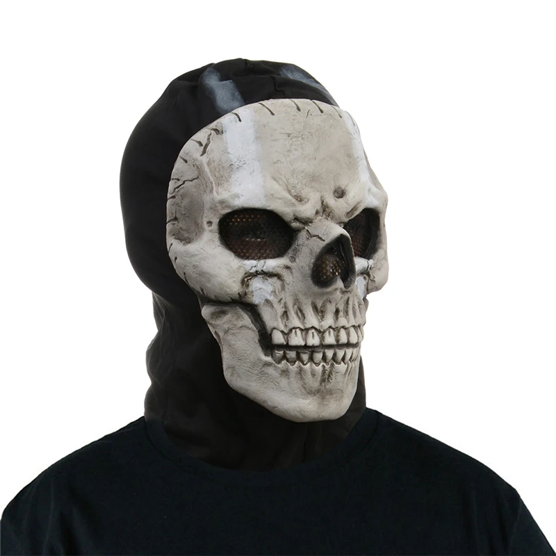 Fantoma Masca Craniu Cosplay Unisex Latex Acoperit Capul Cyberpunk Casca Efectua Costum Pentru Petrecerea De Prop Imagine 5