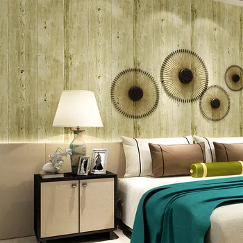beibehang stil Retro, tapet living, dormitor studiu de fundal tapet PVC simplu din lemn wallpaper