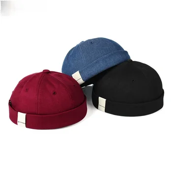 Noi Simplu Căciuli pentru Barbati Femei Dom Proprietar Hip Hop Pălărie Albastru Negru Vin Roșu 3 Culori