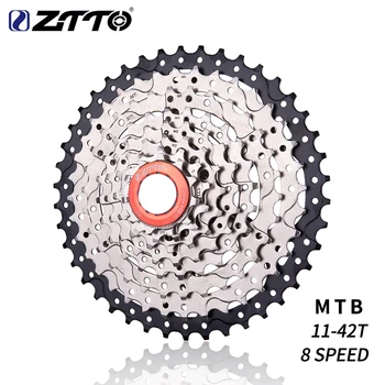 ZTTO MTB Bicicleta cu 8 trepte de Viteză 11-42T Casetă 8speed Oțel 8s Mountain Bike 8v Pinioane Bicicleta Piese Pentru M410 M360 M310