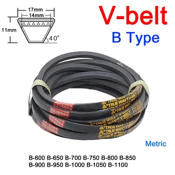 1 buc Tip B V-belt Teren Lungime 600 650 700 750 800 850 900 950 1000 1050 1100mm pentru Echipamente Auto Buna Transmisie