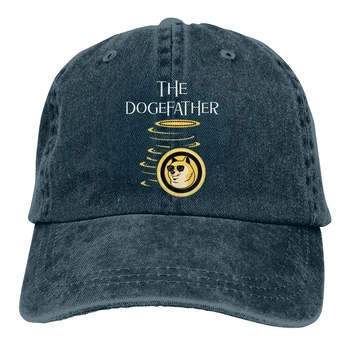Dogecoin Rece Șapcă De Baseball a Atins căpitanul Sport în aer liber Unisex Personalizate Elon Musk A DogeFather Pălării Haioase