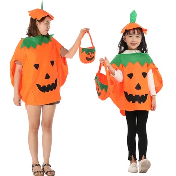 Costume De Halloween Dovleac Costume Copii Adulți Dovleac Costume De Dovleac Saci De Dovleac Pălării Set Cosplay Elemente De Recuzită