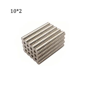 20/30/50/80/100 Buc 10x2 mm Rundă Super-Puternic Magnet de Neodim NdFeB N35 Super Puternice Mic imanes Magnetic Permanent Disc