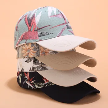 Noi Imprimat Bumbac Unisex Moda Casual de Vara Pălărie de Baseball pentru Femei Sport în aer liber Snapback Șapcă de Baseball pentru Bărbați Pescuit Șapcă de Camionagiu