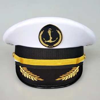 Pălărie de marinar Militar Pălării pentru Bărbați Vizor Capac Marines Cadet Capace Militar Armata Accesorii Gorro Marinero Casquette Marin