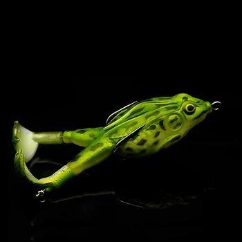 Prop Topwater Somn Silicon Artificiale Momeli Dublă Elice Frog Soft Momeli Shad Soft Lure Jigging De Pescuit Nada Momeala