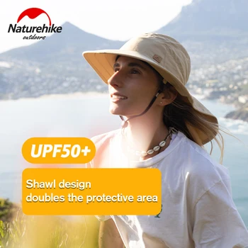 Naturehike Nailon Șal Pliere Găleată Pălărie Confortabil Breathabl Alpinism Drumeții Palarie De Soare În Aer Liber Mare Refuz De Pescuit Pălărie