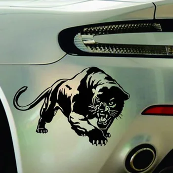 Foc Panteră Autocolante Auto De Vânătoare Cu Înverșunare Leopard Caroserie Decal Motociclete Auto Exteriorul Vehiculului Autocolant Decoratiuni