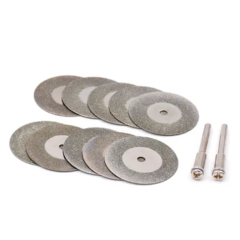 10buc 16 20 25 30 mm Diamant de Metal de Tăiere Disc de Ferăstrău Volan Metal Pentru Instrumente Rotative Dremel Accesorii cu Mandrina