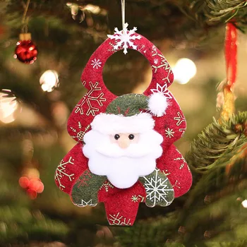 Crăciun anta Crăciun om de Zăpadă Elan, Urs Papusa Ușa Agățat în Pomul de Crăciun Decoratiuni Pentru Casa SXmasn Pandantiv Ornamente Noel 2022