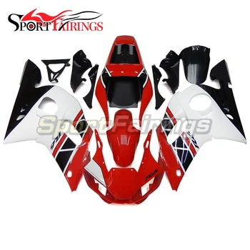 Injecție Carenajele Pentru Yamaha YZF600 R6 98 99 00 01 02 Plastic ABS Motocicleta Carenaj Kit de Caroserie Red White Pearl Carenes Noi