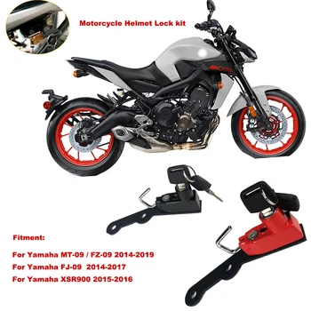 Pentru Yamaha MT-09 MT09 2014-19 ,FZ-09 14-17,XSR900 15-16 Casca Motocicleta de Blocare de Montare Cârlig de Partea de Securitate Anti-furt cu 2 Chei