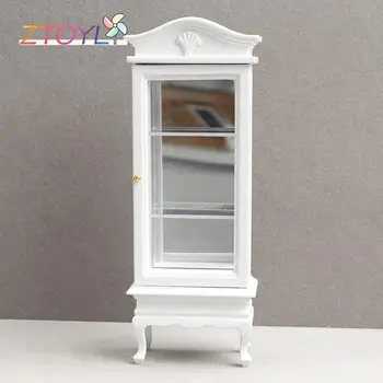 1:12 Casă De Păpuși În Miniatură Cabinet Cutie De Depozitare Cu O Singură Ușă Prezenta Biblioteci Mobilier Model Decor Jucărie