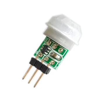 Mini IR Pyroelectric Infraroșu de Mișcare PIR Senzor Detector Automat Modul AM312 Senzor DC 2.7 la 12V