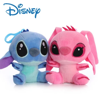 Disney Papusa De Plus Anime Lilo & Stitch Jucărie De Pluș Animale Desene Animate Stitch/Angie Copilul Pluș Papusa Cuplu De Crăciun Cadou De Ziua De Nastere