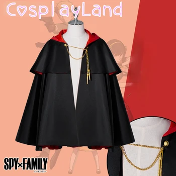 Anime Spion X Familiei Anya Falsificator Damian Desmond Costume Cosplay Mantie Neagră Uniformă Școlară Cape Costum De Halloween O Mărime
