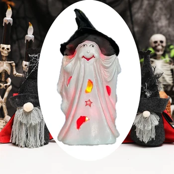 LED-uri Fantoma Figurine Decor de Halloween Lumina Festival Petrecere Lampă Decorativă Acasă în aer liber Groază Felinar Agățat de Ornament