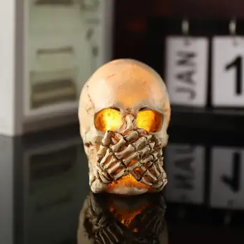 2022 Noi de Halloween Craniu Festivalul de Rășină Craniu Decorativ Dovleac Ornament Ornament Prop W9Z1