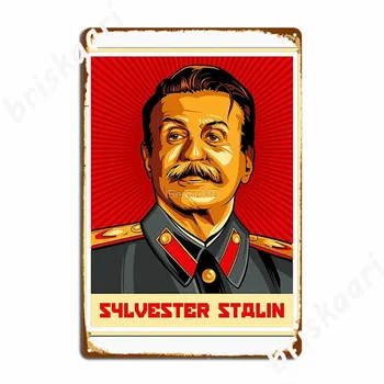 Sylvester Stalin Semne de Metal Club Bucătărie personalizate Pictura Decor Tin semn Postere