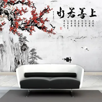 Personalizate Orice Dimensiune 3D Murală de Cerneală Și Peisaj Chinezesc fundal Fundal Pentru Dormitor Pictura Decorativa Papel De Parede Tapiz