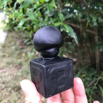 Obsidian Negru Sculptat Ciuperci Semn De Întrebare Cub De Cristal De Cuarț Pietre Naturale Ornamente Reiki De Vindecare Decor Modern