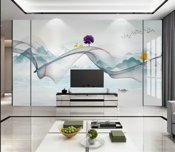 Personalizate abstracte moderne de marmură de cerneală peisaj nou Chinezesc de lux lumina dormitor living peretele din fundal tapet 3d