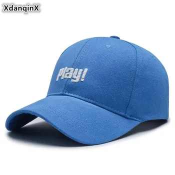 XdanqinX 2020 Nou Cuplu Pălărie Femei Bumbac Scrisoare Șapcă de Baseball Dimensiuni Reglabile Sport Barbati Sepci Snapback Cap Tânăr Pălării de sex Feminin