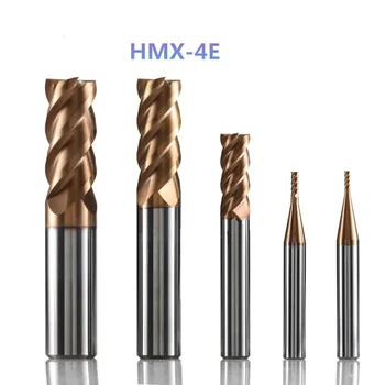 ZC-CT HMX-4E-D1.0/HMX-4E-D1.5/HMX-4E-D2.0/HMX-4E-D2.5/HMX-4E-D3.0/HMX-4E-D3.5/HMX-4E-D4.0/HMX-4E-D4.0 Patru flaut plat end mill