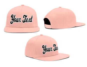 3 Piese de Margine Plat Pălării Pot fi Personalizate Sepci de Baseball Litere Brodate Snapback Cap Efectua Hip Hop Rap Capace pentru Bărbați/Femei