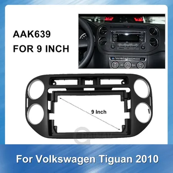 9 Inch Radio Auto Multimedia Fascia Pentru Volkswagen Tiguan 2010 Panoul de Bord ABS plastic Instalare