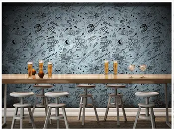 3d wallpaper 3d picturi murale tapet pentru pereți 3 d, Restaurant, bar, KTV perete de fundal restabilirea moduri vechi de perete decor acasă