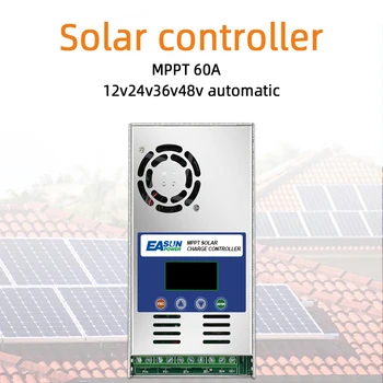 60A MPPT Solar de Încărcare și de Descărcare de gestiune Controlor de 12V 24V 36V 48VAuto pentru Max PV 190VDC Plumb Acid Baterie cu Litiu