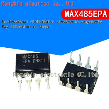 10BUC MAX485CPA MAX485EPA DIP8 Direct plug-in, de emisie-recepție IC