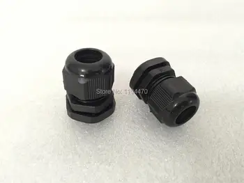 20buc/Lot Plastic Nylon rezistent la apa Conector PG24 Negru Dia 15-22mm Cablu Glandele Rosturi Adaptor