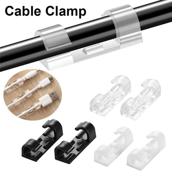 Cablu Clipuri Organizator Picătură De Sârmă Titularul De Management De Cablu Auto-Adezive Cu Cablu Manager Fix Clemă De Sârmă De Bobinaj Manager Clip Gadget-Uri