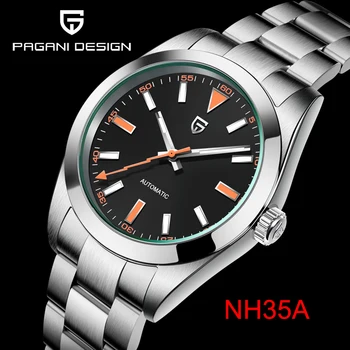 2022 PAGANI Design Bărbați Ceasuri Mecanice NH35A Ceas Automatic, Safir din Oțel Inoxidabil 10Bar Impermeabil Reloj Hombre 1733